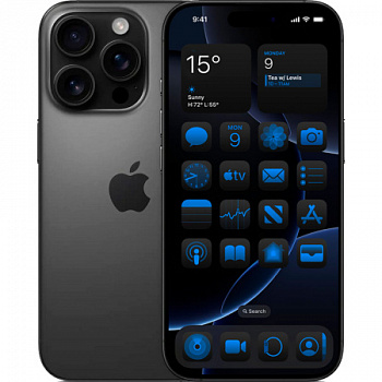 Смартфон Apple iPhone 16 Pro 128 ГБ черный титан