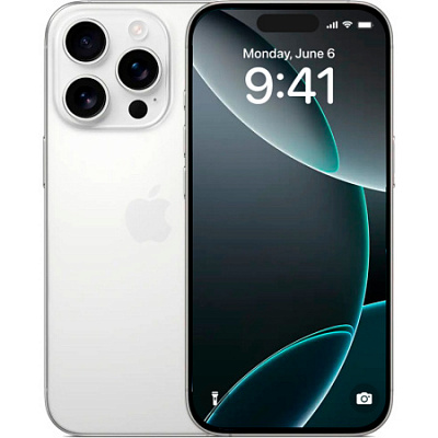 Смартфон Apple iPhone 16 Pro Max (eSIM) 1 ТБ белый титан
